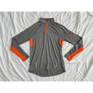 Fila men’s size M grey long sleeved 1/4 zip athletic top